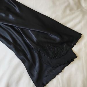 Vintage Black Slip Skirt